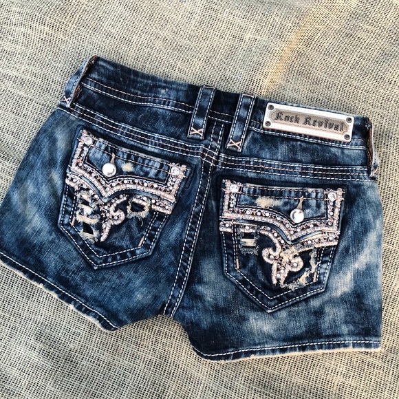 Rock Revival Brand New Betty Shorts Size 25 - Picture 3 of 4